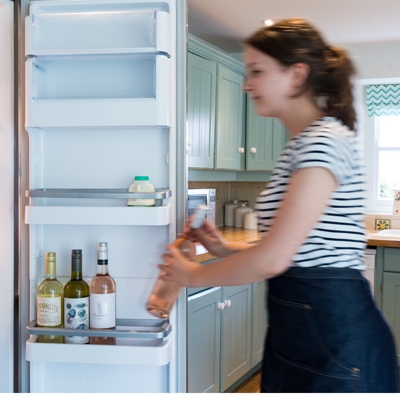 Wine in fridge