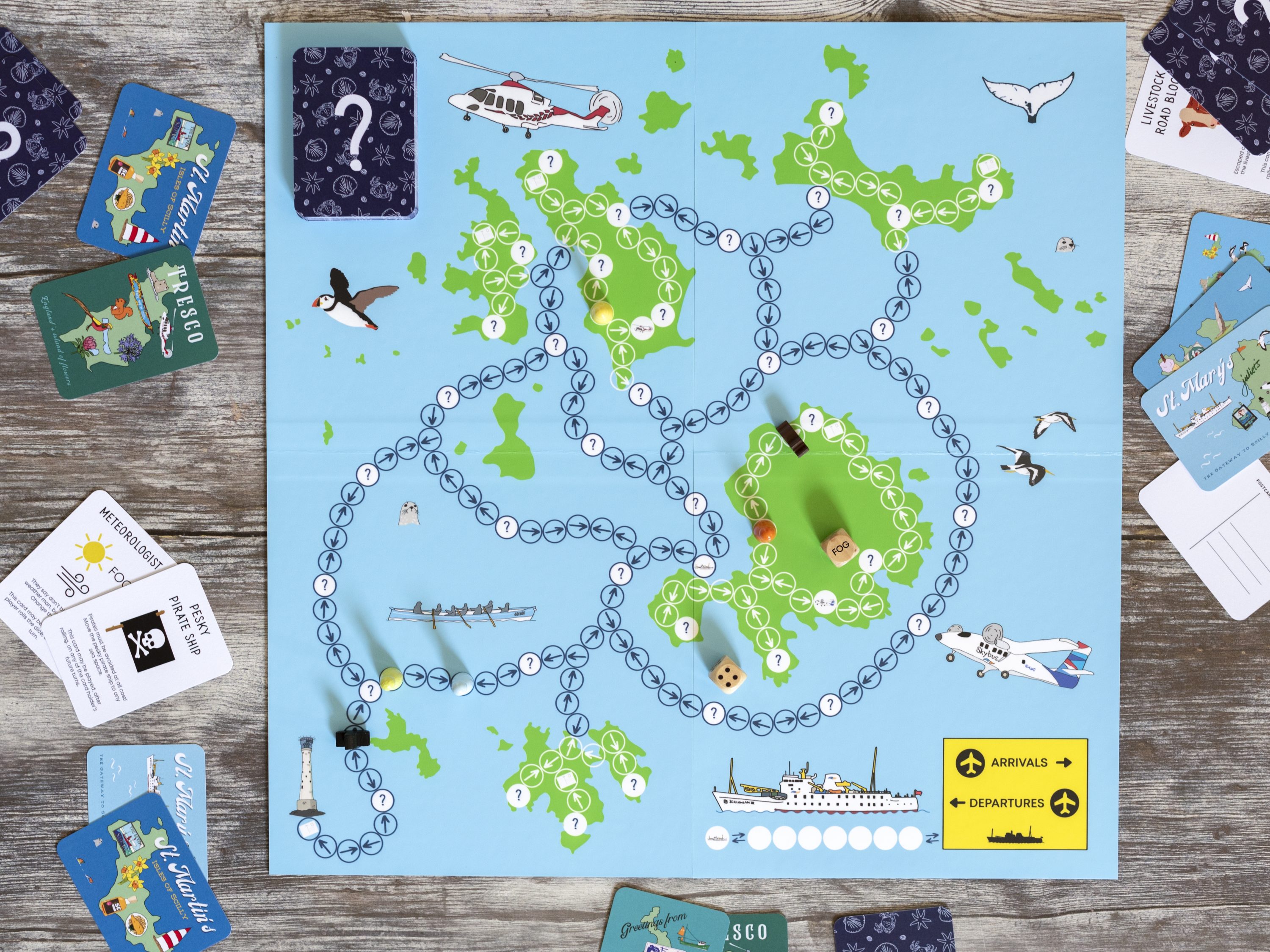 The Isles of Scilly Board Game Tresco Island